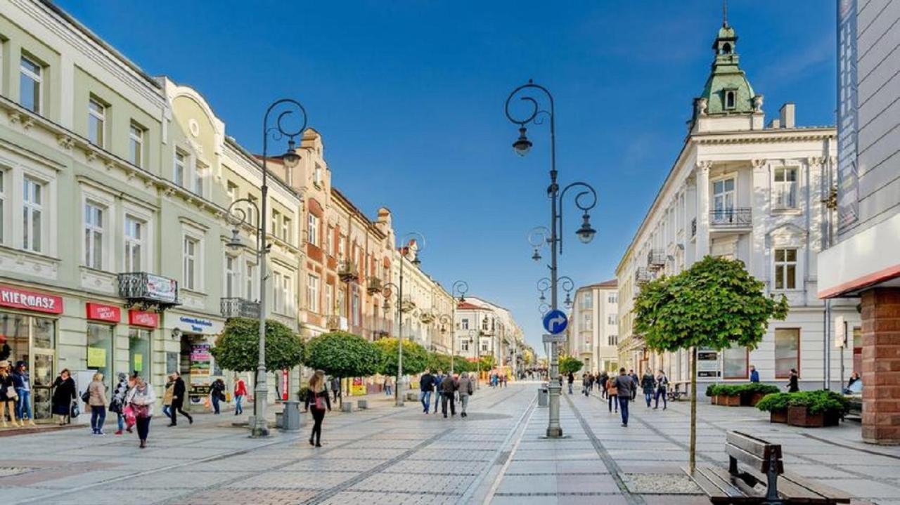 Apartamenty Centrum Mala Dwojeczka Blekitna Panoramiczna Balkonem Promenada Кельце Екстер'єр фото